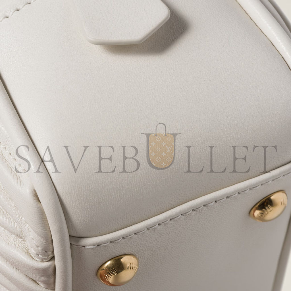 MIU MIU ARCADIE MATELASSÉ NAPPA LEATHER BAG 5BB142 (22*10.5*7.5cm)